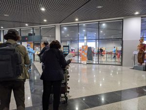 カンボジアコロナ禍の空港