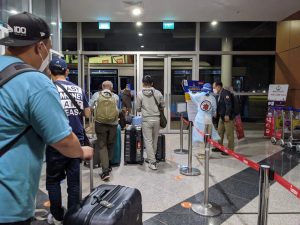 カンボジアコロナ禍の空港の状況
