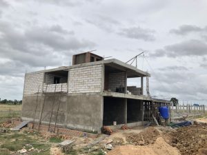 カンボジアの住宅建設