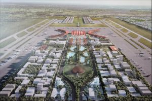カンボジア新空港建設完成予想図