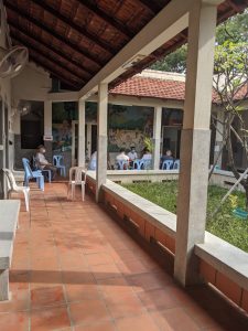 カンボジアのPCR検査場