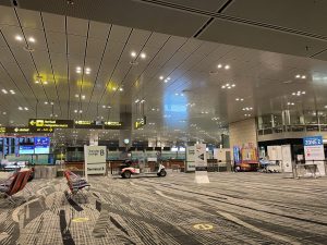 コロナ禍のシンガポール空港